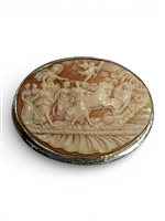 Brosche Mandile 1922 Dame Cammei  in Silber Conchiglia 2MSPCM32